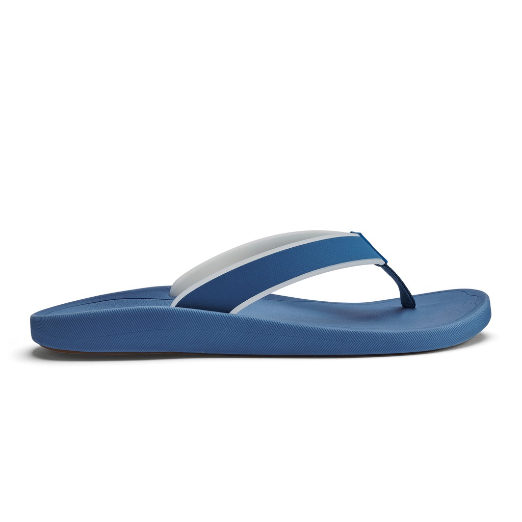 Olukai Zehentrenner Herren - Koko O Durable Wasserdichte Blau - 78231JLQO